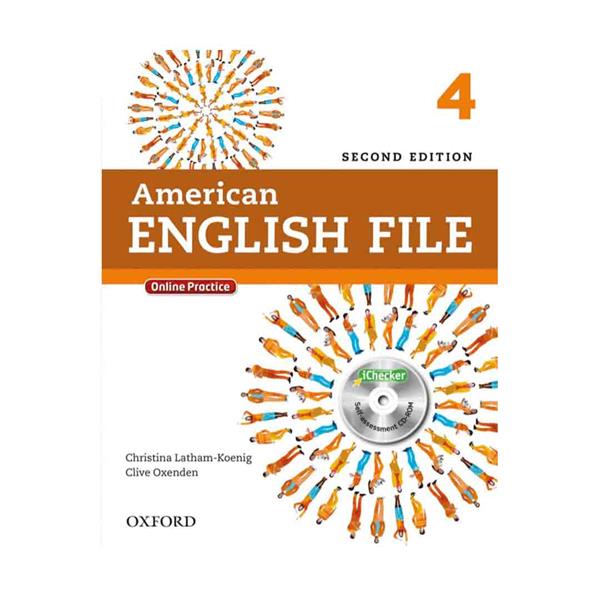 خرید کتاب American English File 4 Glossy Papers 2nd (SB+WB+2CD+DVD)