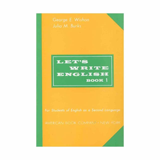 خرید کتاب Lets Write English 1