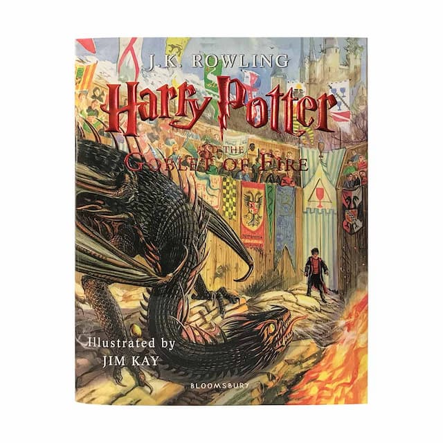 کتاب Harry Potter and the Goblet of Fire - Illustrated Edition Book 4