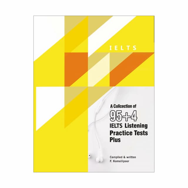 خرید کتاب Ielts Listening Practice Tests A collection of 95+4 Revised +DVD