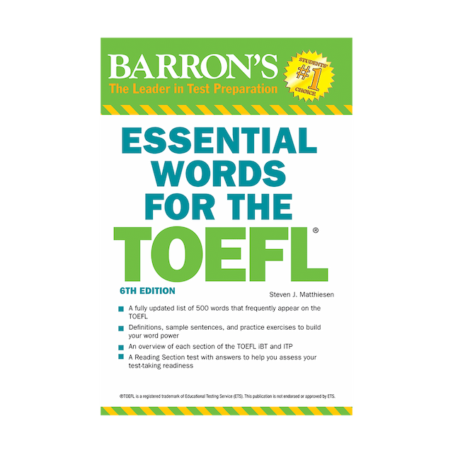 خرید کتاب Essential Words for the TOEFL Sixth Edition