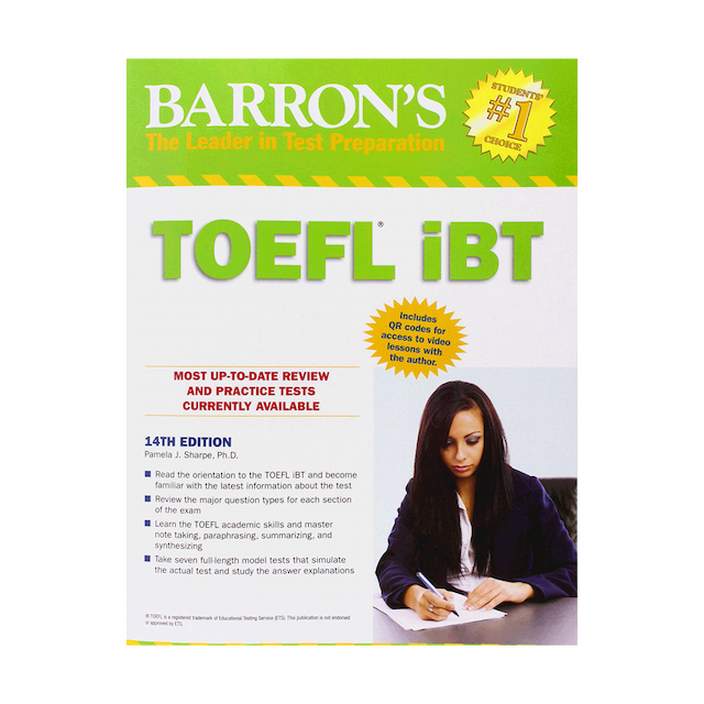 خرید کتاب Barrons TOEFL iBT, 14th Edition