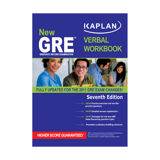 خرید کتاب New GRE Verbal Workbook KAPLAN Seventh Edition