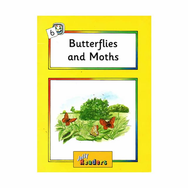 کتاب Jolly Readers Butterflies and Moths