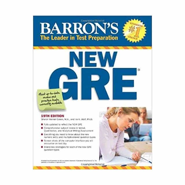 خرید کتاب Barrons New GRE nineteenth Edition