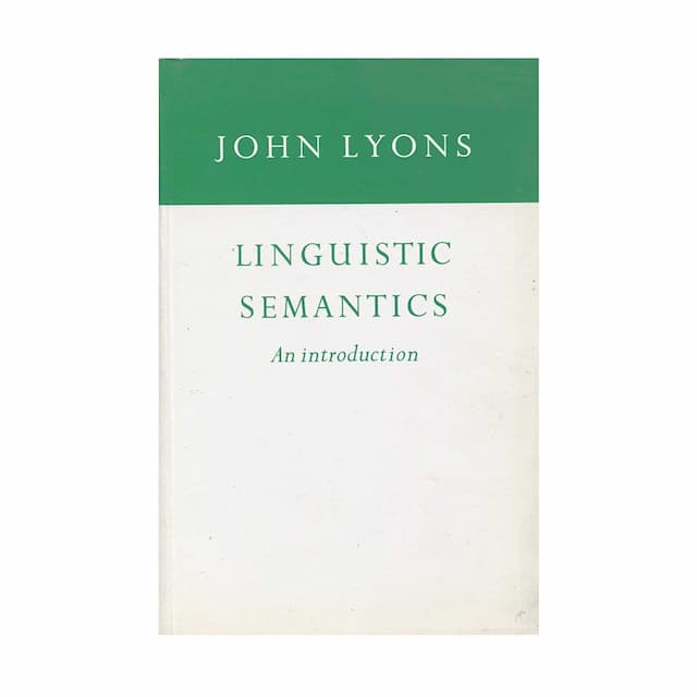 خرید کتاب Linguistic Semantic an Introductionjohn lyons