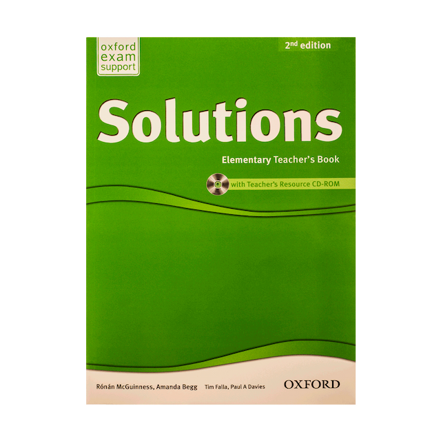 خرید کتاب Solutions Elementary Teachers Book 2nd