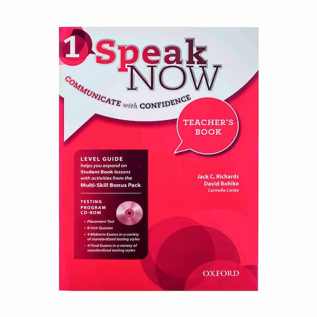 Speak Now 1 Teachers book