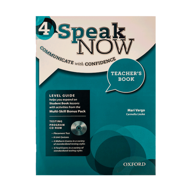 کتاب Speak Now 4 Teachers book