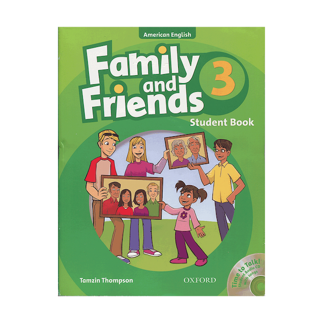 خرید کتاب American Family and Friends 3 Glossy Papers (SB+WB+CD)