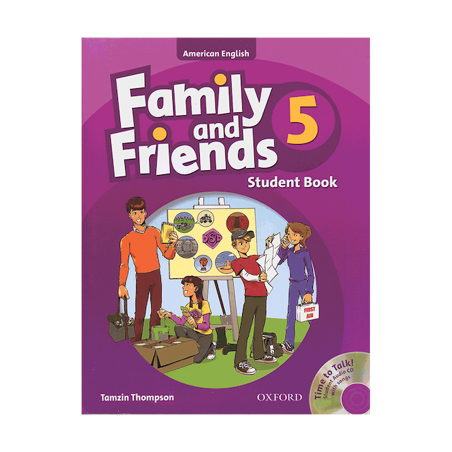 خرید کتاب American Family and Friends 5 - SB+WB+CD