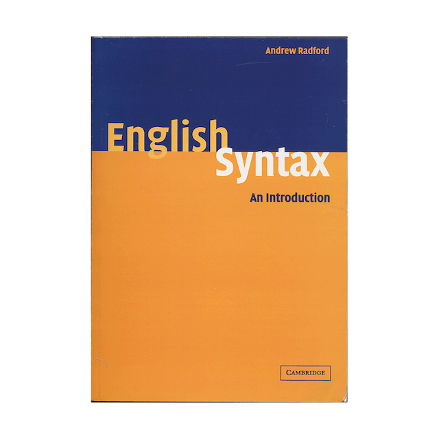 خرید کتاب English Syntax an inroduction