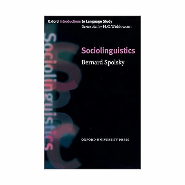 خرید کتاب Sociolinguistics