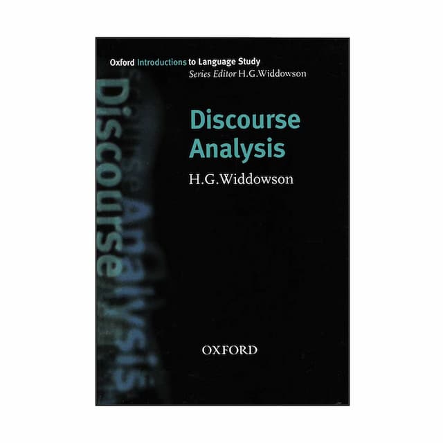 خرید کتاب Discourse Analysis oxford widdowson