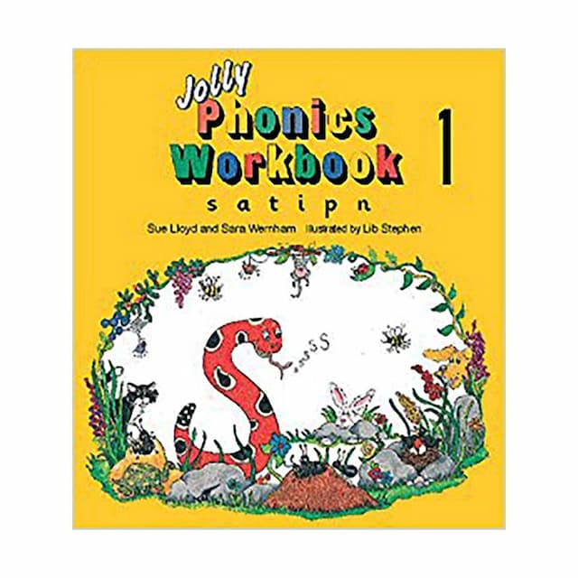 کتاب Jolly Phonics Workbook 1 (s a t i p n)