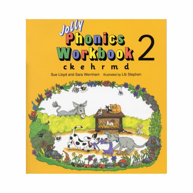 کتاب Jolly Phonics Workbook 2 (ck e h r m d)