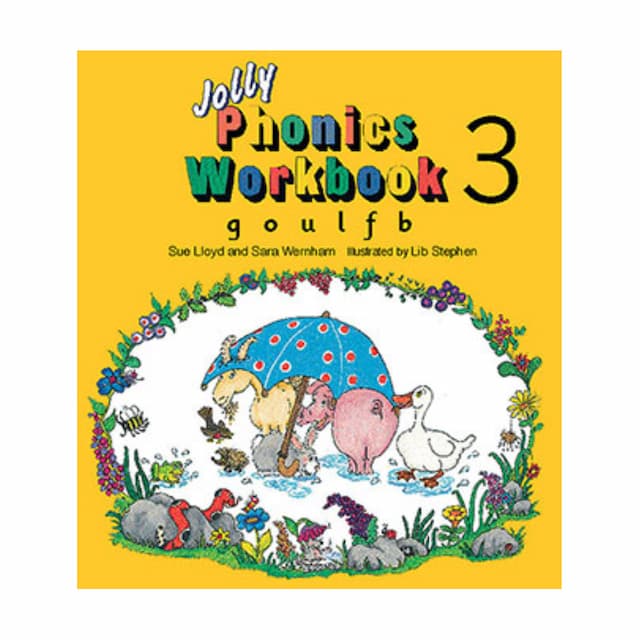 کتاب Jolly Phonics Workbook 3 (g o u l f b)