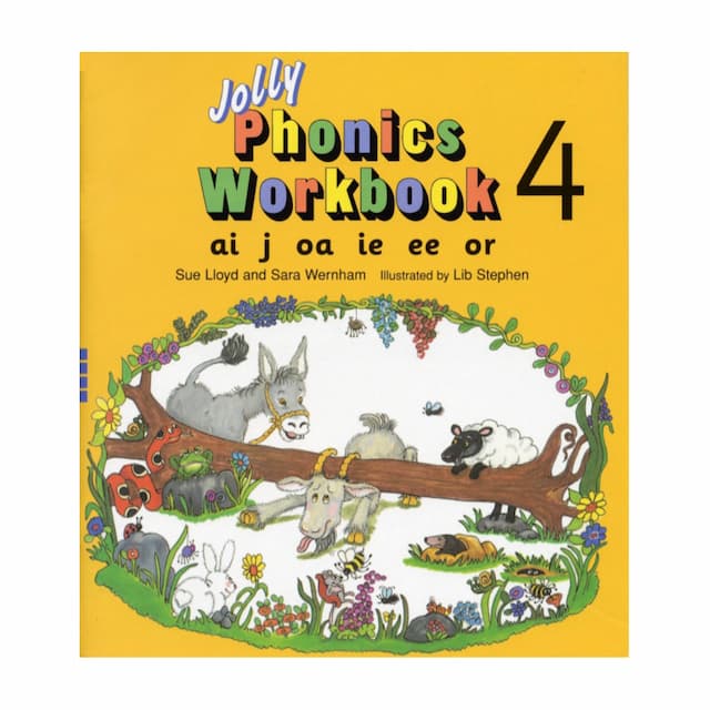 کتاب Jolly Phonics Workbook 4 (ai j oa ie ee or)