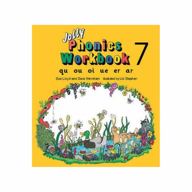 کتاب Jolly Phonics Workbook 7 (qu ou oi ue er ar)