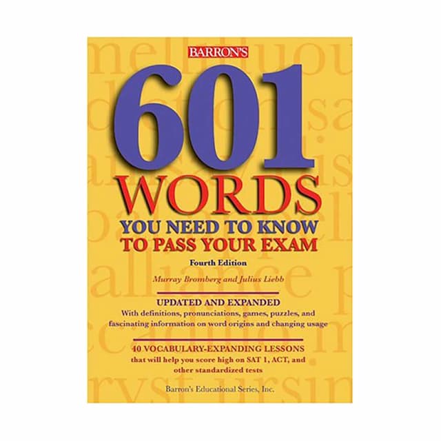 خرید کتاب 601Words You Need to Know to Pass Your Exam fourth edition