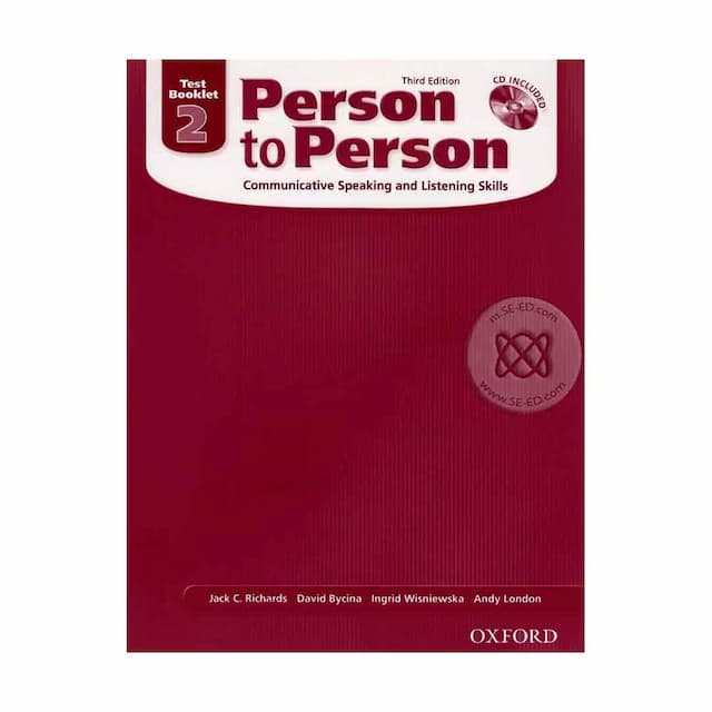 خرید کتاب Person to Person 2 Test Booklet 3rd 