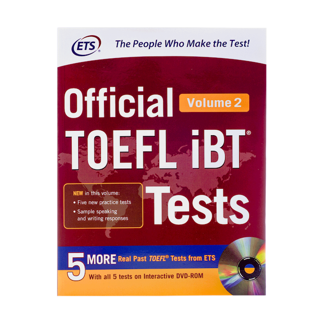 خرید کتاب Official TOEFL iBT Tests Volume 2 +DVD