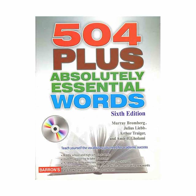 خرید کتاب 504Plus Absolutely Essential Words 6th + CD