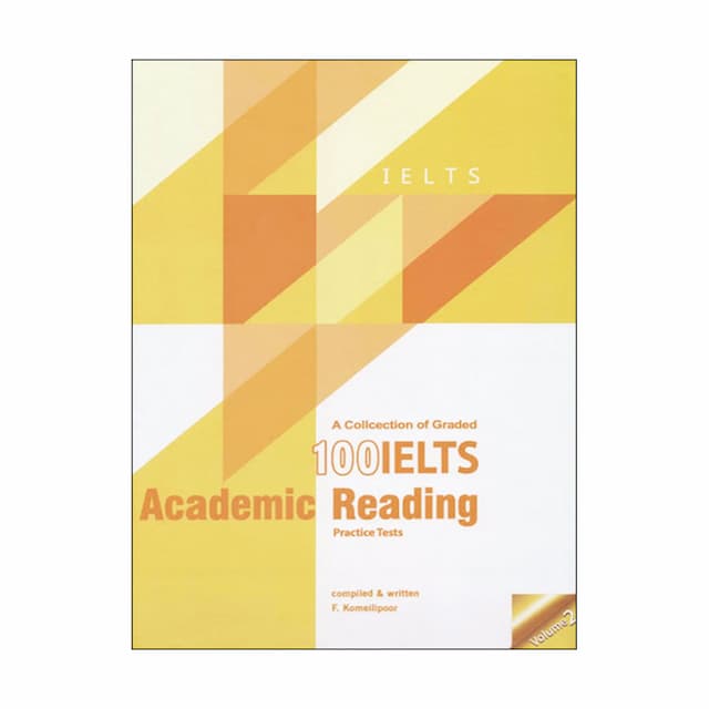 خرید کتاب A Collection of Graded 100 IELTS Academic Reading-Volume 2