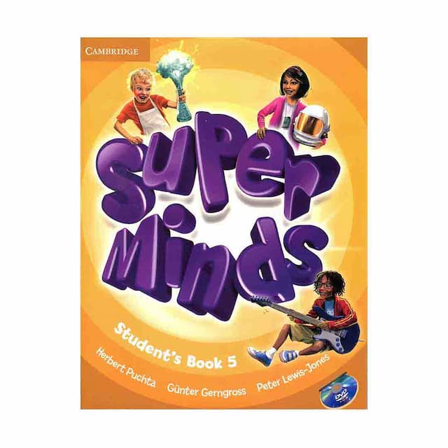 خرید کتاب Super Minds 5 (SB+WB+CD+DVD)