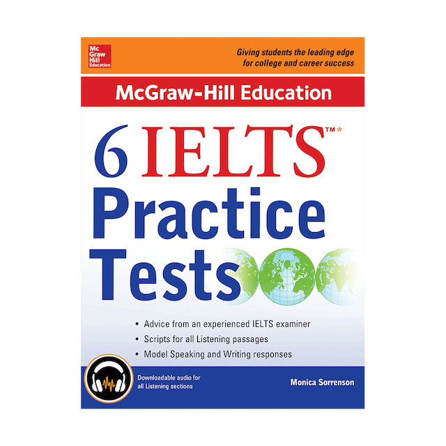 خرید کتاب McGraw-Hill 6 IELTS Practice Tests + CD