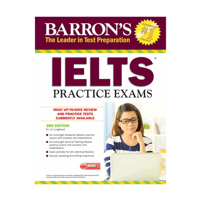 خرید کتاب Barrons IELTS Practice Exams 3rd + CD