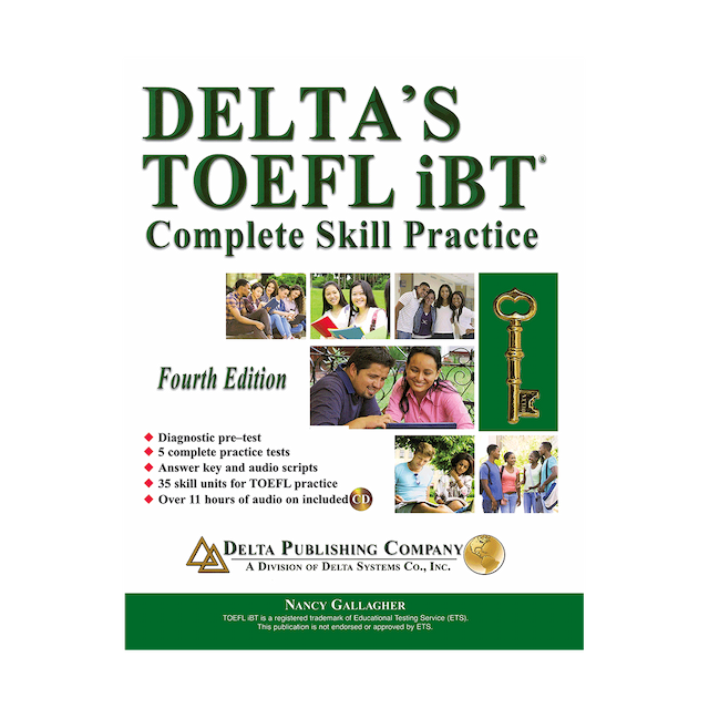 خرید کتاب Deltas Key to the TOEFL iBT 4th+CD