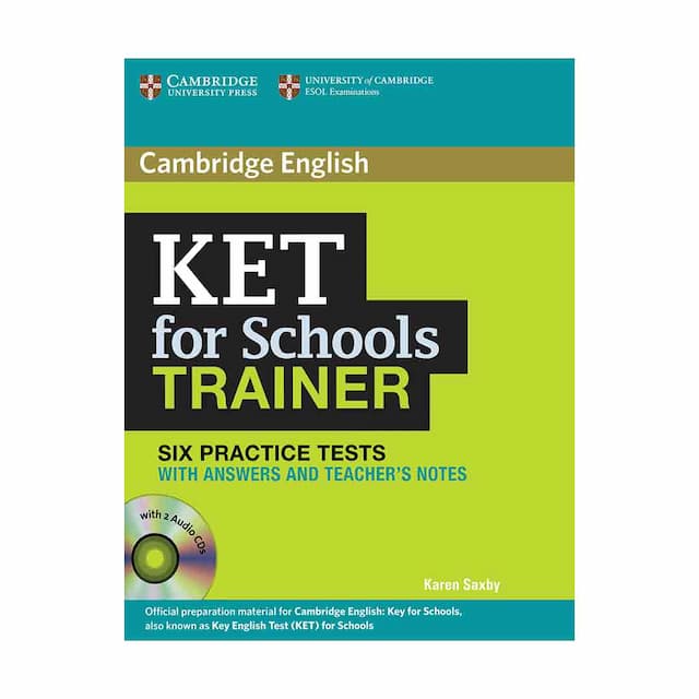 خرید کتاب Cambridge English KET For Schools Trainer(6Practice Tests)+CD