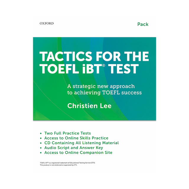 خرید کتاب Tactics For The TOEFL IBT Test+Booklet+CD