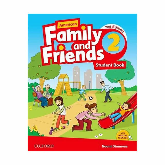 خرید کتاب American Family and Friends 2nd 2 (SB+WB+DVD)