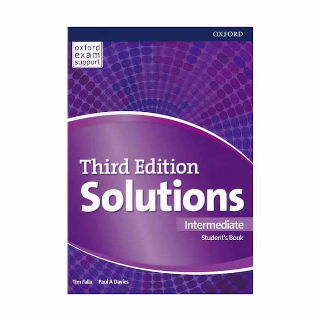 خرید کتاب Solutions Intermediate 3rd SB+WB+DVD