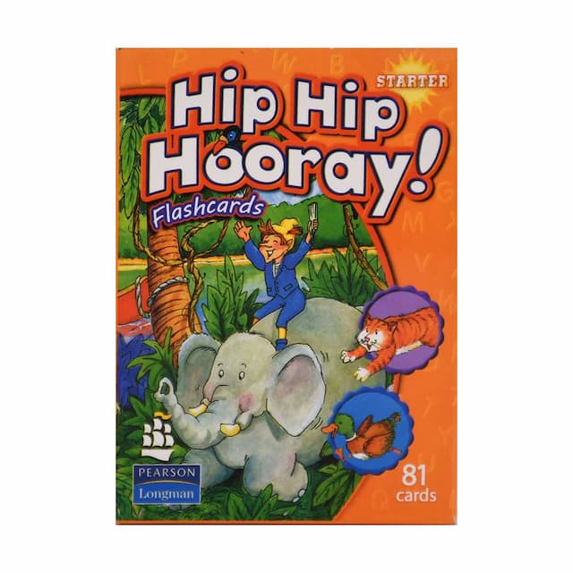 فلش کارت Flash cards  Hip Hip Hooray! Starter