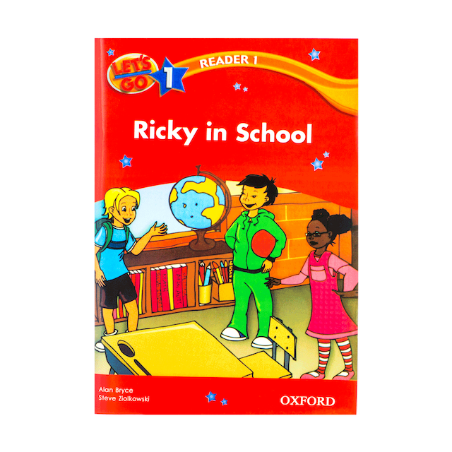 کتاب Lets Go 1 Readers Ricky in School