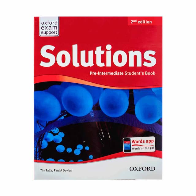 خرید کتاب Solutions Pre-Intermediate 2nd SB+WB+CD+DVD