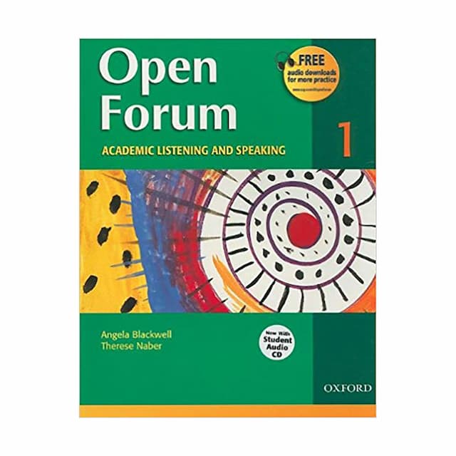 خرید کتاب Open Forum  1 Student Book with Test Booklet & CD