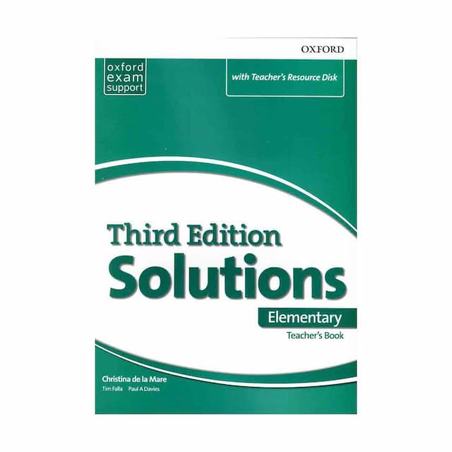 خرید کتاب Solutions Elementary Teachers Book 3rd + CD