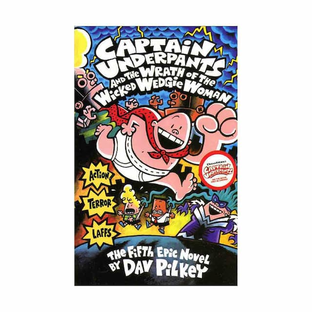 خرید کتاب Captain Underpants and the Wrath of the Wicked Wedgie Woman - Captain Underpants 5