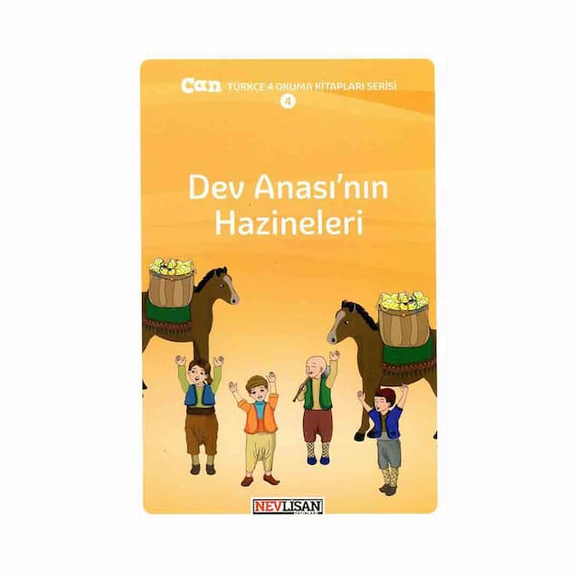 خرید کتاب داستان ترکی Can Turkce 4 Dev Anasi,nin Hazineleri