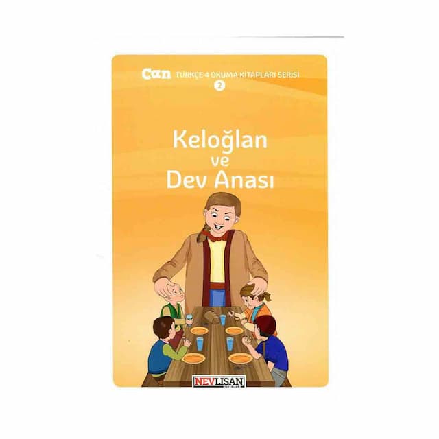 خرید کتاب داستان ترکی Can Turkce 4  Keloglan Ve Dev Anasi