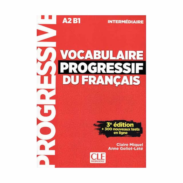 خرید کتاب Vocabulaire Progressif  Du Francais A2 B1 - Intermediaire - 3rd