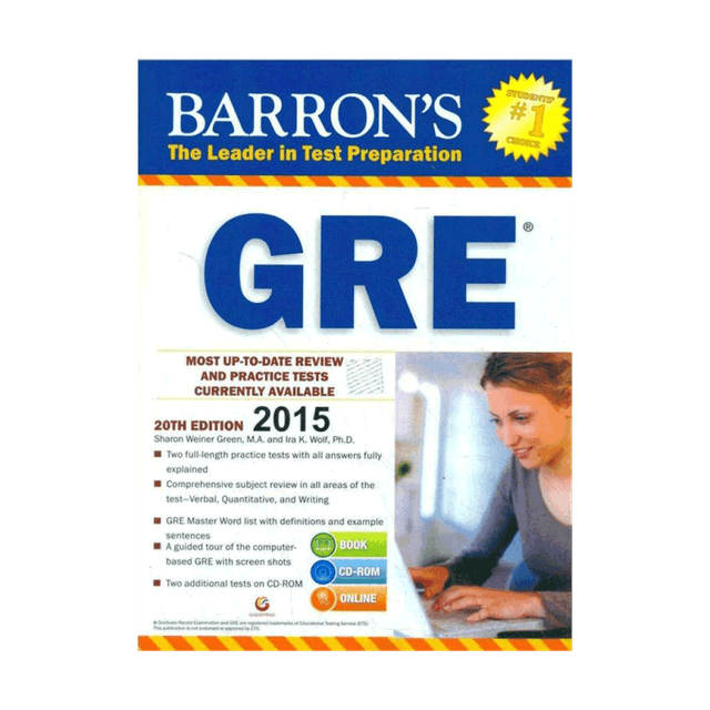 خرید کتاب Barrons GRE Twentieth Edition