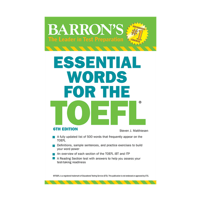 خرید کتاب Essential Words for the TOEFL Sixth Edition