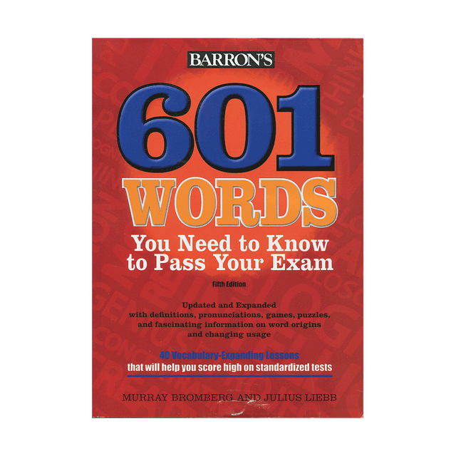 خرید کتاب 601Words You Need to Know to Pass Your Exam 5th edition