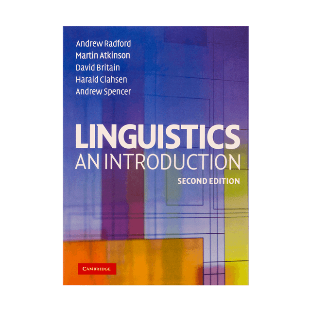 خرید کتاب Linguistics An Introduction 2nd Edition