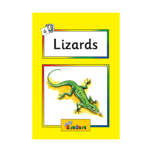 کتاب Jolly Readers Lizards
